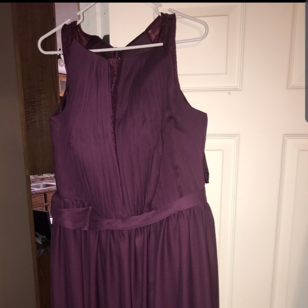 Plum bridesmaid dress